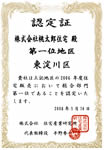 認定証2006年